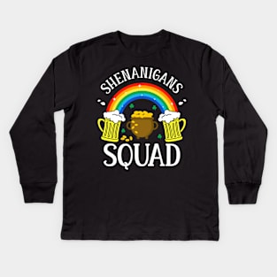 Shenanigans squad Kids Long Sleeve T-Shirt